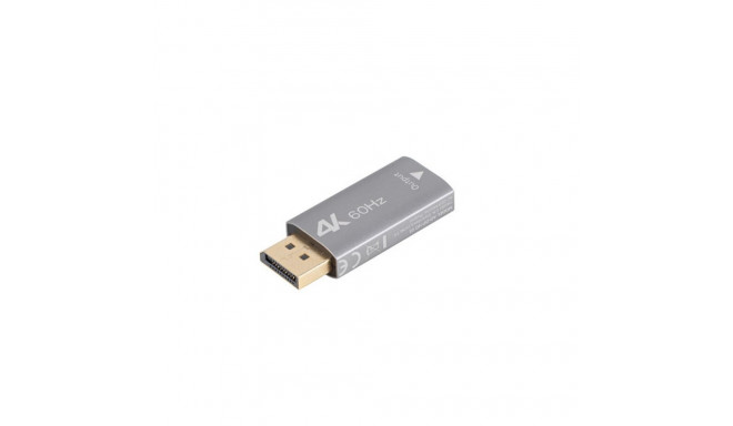 DISPLAYPORT(M)->HDMI(F) ADAPTER 4K SILVER LANBERG