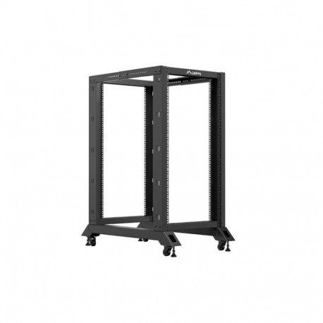 OPEN RACK 19" 22U 600X1000 BLACK LANBERG (FLAT PACK)