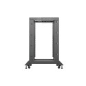 OPEN RACK 18U 600X800 BLACK LANBERG