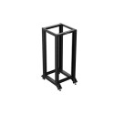OPEN RACK 27U 600X800 BLACK LANBERG V2