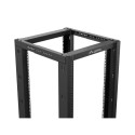 OPEN RACK 27U 600X800 BLACK LANBERG V2