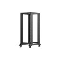 OPEN RACK 27U 600X800 BLACK LANBERG V2