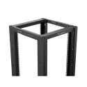 OPEN RACK 42U 600X800 BLACK LANBERG V2