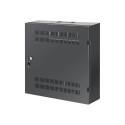 INTELLINET Low-Profile 19inch Wall Mount Cabinet with 4U Horizontal and 2U Vertical Rails 170mm 6.7 