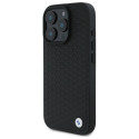 BMW BMHMP16L23RDDK iPhone 16 Pro 6.3" black/black hardcase Sign Leather Diamond Metal Logo MagS