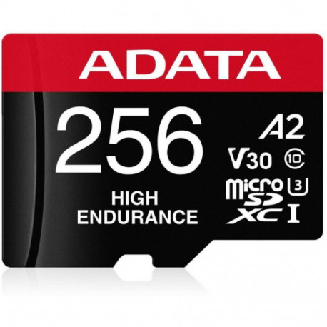 Adata High Endurance 256GB micro SDXC Сlass 10 + Adapter