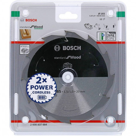 Bosch circular saw blade SfW 165x20 / 16x1.5 / 1.0x12T - 2608837684