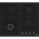 Beko HIYG64225SBOP hob Black Built-in 60 cm Gas 4 zone(s)