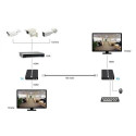 LevelOne HDMI over Cat.5/6 Extender kit 4K,100 Meter, USB extension