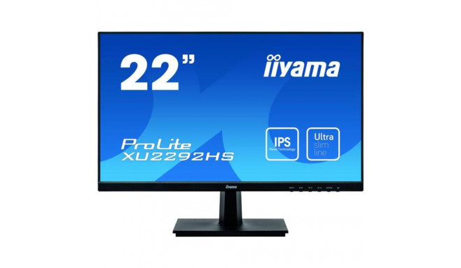 iiyama ProLite XU2292HS-B1 LED display 54.6 cm (21.5&quot;) 1920 x 1080 pixels Full HD Black