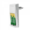 VARTA MINI CHARGER 57656 + 2 x rechargeable battery R6 (AA) 2100 mAh