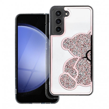 Case for Samsung A13 4G Teddy Bear pink