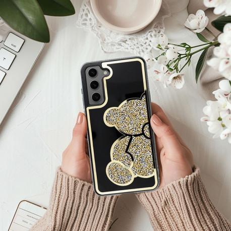 Case for Samsung S24 Teddy Bear gold