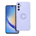 SILICONE RING case for SAMSUNG A34 5G violet