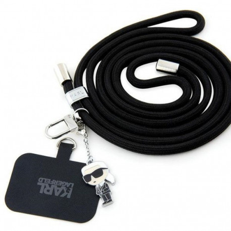 KARL LAGERFELD hand strap KLUCNMSCKIK (Crossbody Cord Ikonik) black