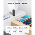 VEGER powerbank 5 000 mAh with built-in connector Type C PD QC3.0 3A 20W PlugOn (W0556) black