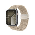 DUX DUCIS strap MIXTURE PRO stretchable braided for Apple Watch 38 / 40 / 41 mm beige