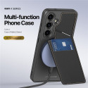DUX DUCIS case RAFI II MAG with stand compatible with MagSafe for SAMSUNG S24 Plus black