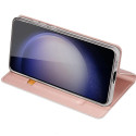 DUX DUCIS wallet case SKIN PRO for SAMSUNG S24 Ultra rose