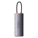 BASEUS adapter HUB 6in1 Type C WKWG030213/BS-OH042 0,15 m gray