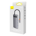 BASEUS adapter HUB 6in1 Type C WKWG030213/BS-OH042 0,15 m gray