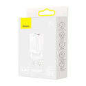 BASEUS charger USB A + Type C PD QC3.0 30W CCSUPP-E02/CCCJG30UE white