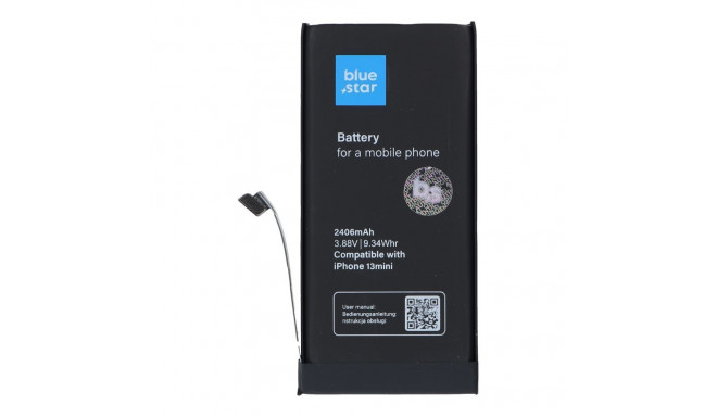Battery for iPhone 13 MINI 2406 mAh Blue Star HQ