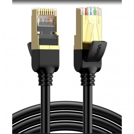 Kaabel F/FTP CAT7 2xRJ45 pistikutega 0,5m must NW107 UGREEN