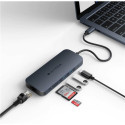 Hyper | HyperDrive Next 8 pordiga USB-C jaotur, 140W | Ethernet LAN (RJ-45) porte 1 | HDMI portide a