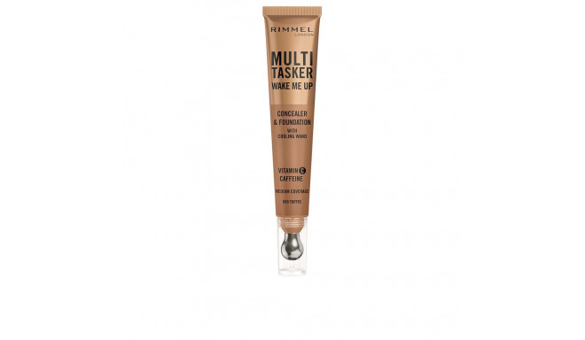 RIMMEL LONDON MULTITASKER WAKE ME UP corrector y base de maquillaje #Toffee 20 ml