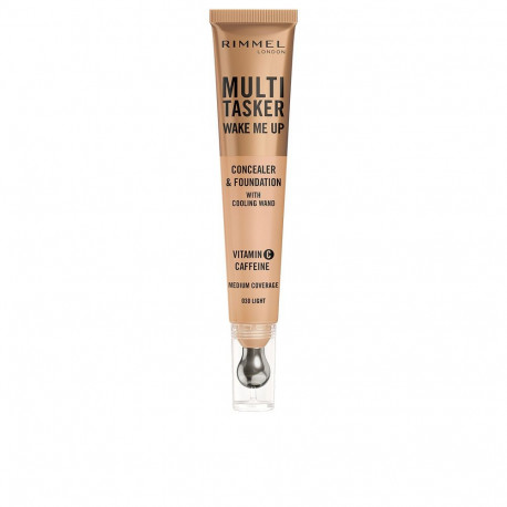 RIMMEL LONDON MULTITASKER WAKE ME UP corrector y base de maquillaje #Light 20 ml