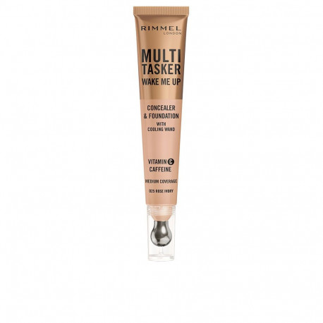 RIMMEL LONDON MULTITASKER WAKE ME UP corrector y base de maquillaje #Rose Ivory 20 ml