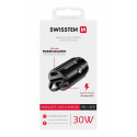 Swissten 30W Nano Metal Car Charger Adapter with 30W PD / SCP