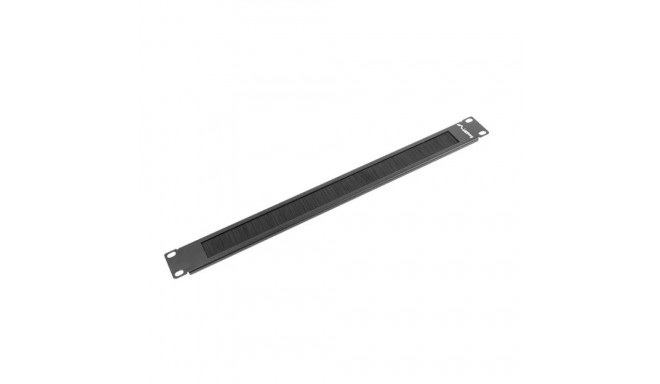 19'' Rack Brush Panel 1U black