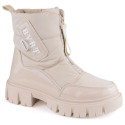 Filippo W PAW498B insulated zippered snow boots, beige (40)