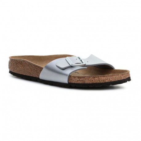 Birkenstock Madrid Silver W 0040413 Flip-Flops (EU 39)
