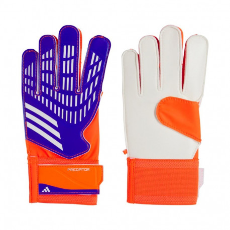 Rękawice bramkarskie dla dzieci adidas Predator Training Goalkeeper fioletowo-pomarańczowe IX3872 5