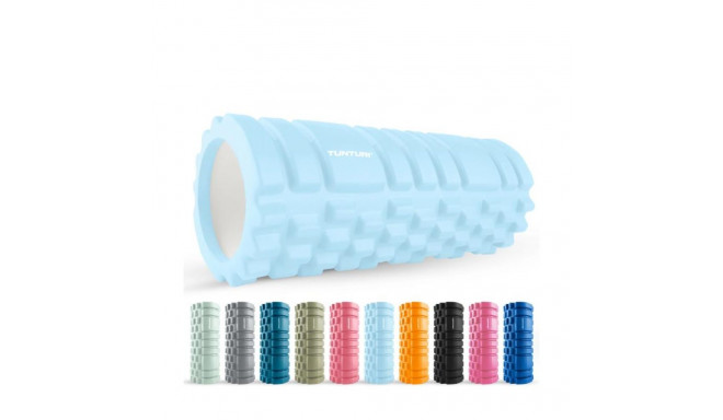 Massažirull TUNTURI Yoga Grid Foam Roller, 33cm, Light Blue