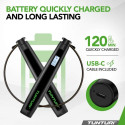 Hüppenöör TUNTURI Smart Jump Rope with Display and App