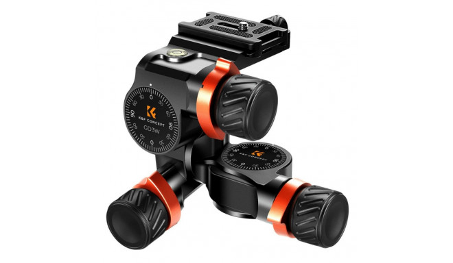 3D head with zebra gear K&F Concept GD3W