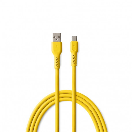 COLORUM cable USB-A - USB-C 1,8m 3A CK60-AC-05 xYellow