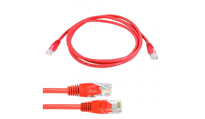 CAT5e UTP Connection network Cable (patchcord) 5m red