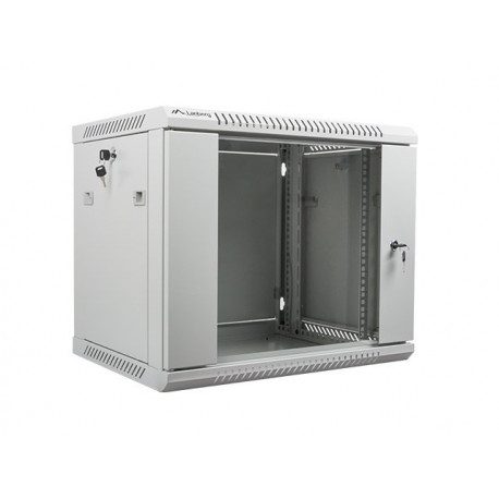 Lanberg WF01-6409-10S rack cabinet 9U Wall mounted rack Grey