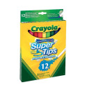 CRAYOLA 12 Supertips Pestavat Markerit