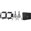 KIT NANLITE 2 LIGHT KIT 900CSA W/CARRY CASE & LIGHT STAND