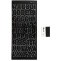 FOCUS STICKERS BLACK LETTERS LARGE UPPERCASE