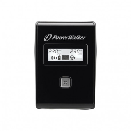 POWERWALK VI 650 LCD Power Walker UPS Line-Interactive 650VA 2x SCHUKO, RJ11, USB, LCD