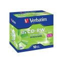 VERBATIM CD-RW 80 min. / 700MB 8x 10-pack jewelcase