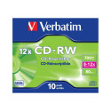 VERBATIM CD-RW 80 min. / 700MB 8x 10-pack jewelcase