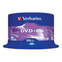 VERBATIM DVD+R 120 min. 4.7GB 16x 50-pack spindle DataLife Plus scratch resistant